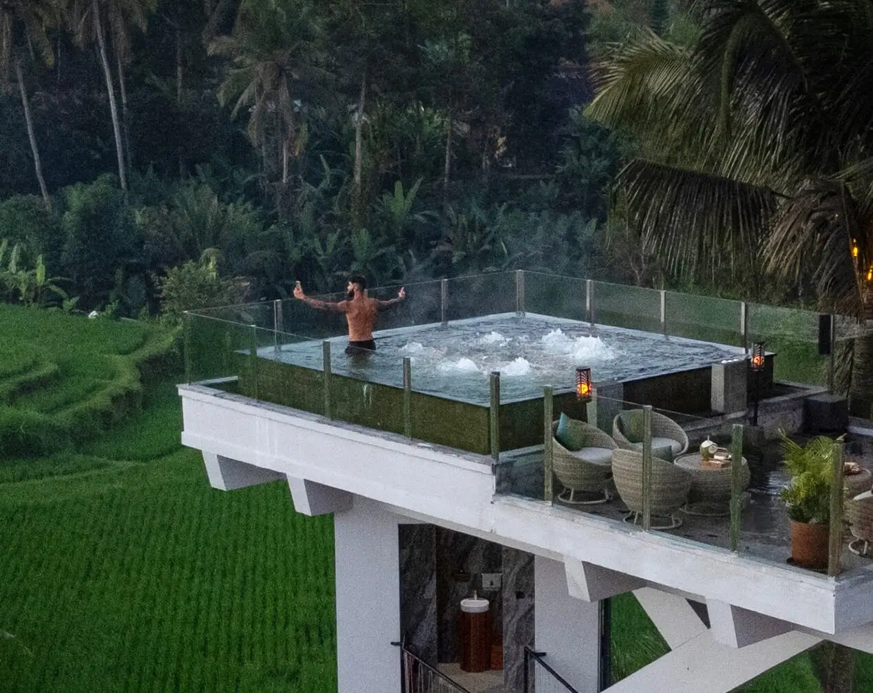 Jacuzzi Tower Access